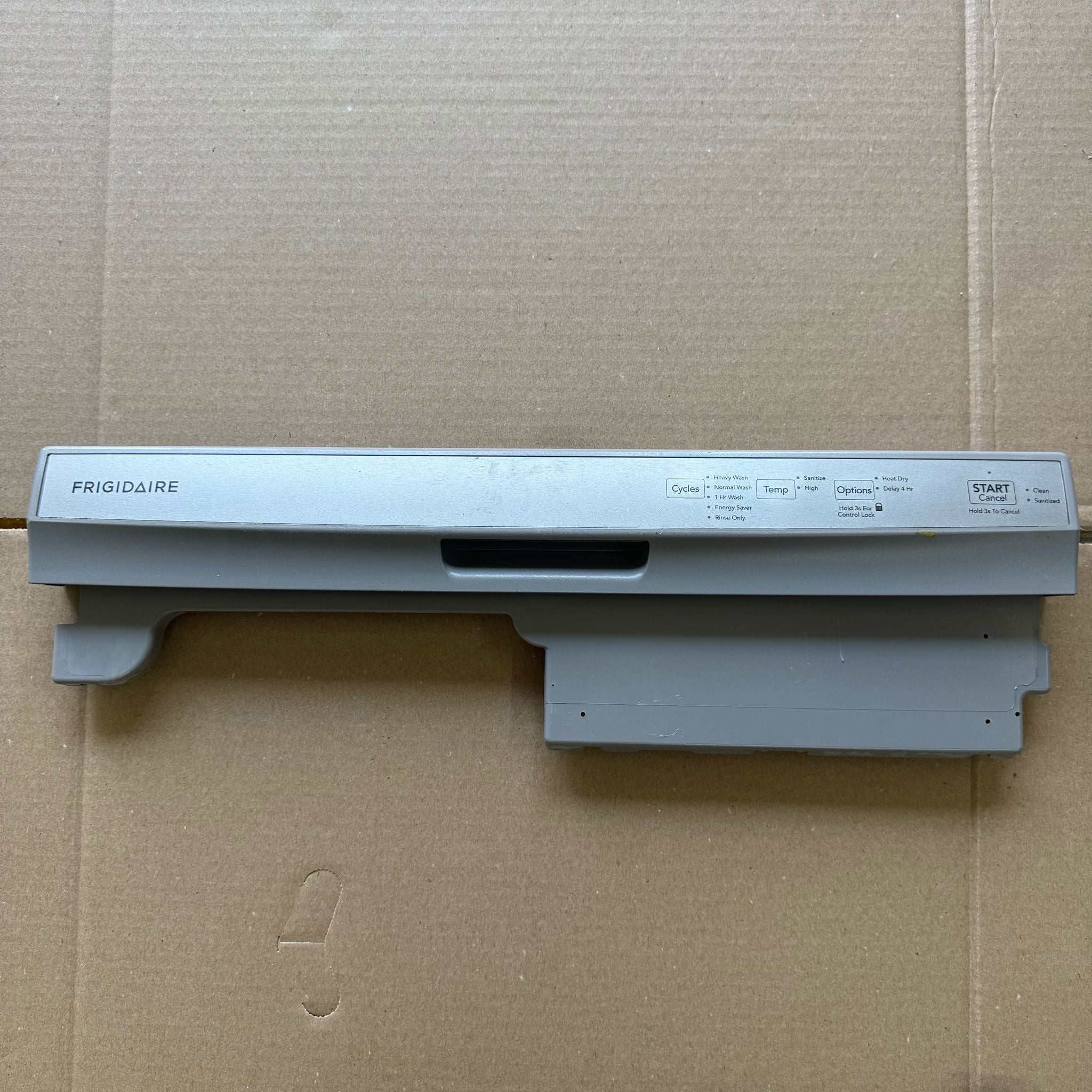 Frigidaire Dishwasher Control Panel and Overlay (Stainless) 5304517660 Frigidaire Dishwasher Control Panel and Overlay (Stainless) 5304517660